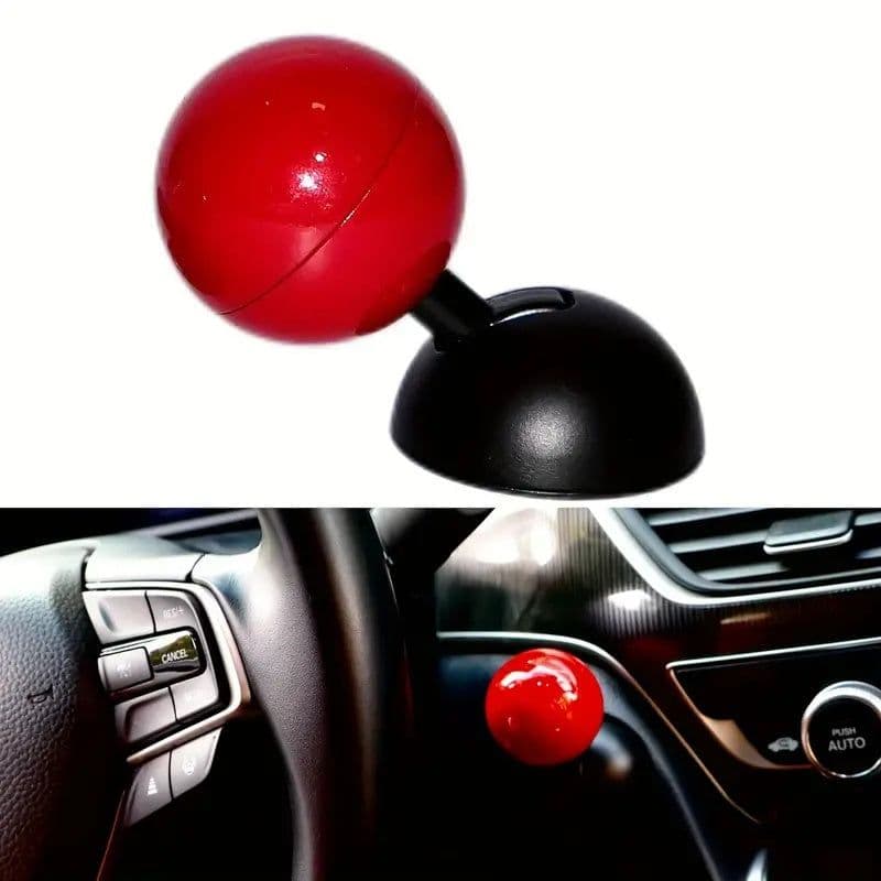 image-Push Start Button Cover, Joystick Car Engine Start Stop Button Cover Protector, Funny Car Ignition Button Cover Decorations Cool Car Accessories Interior Decor One-Touch Start Button Starter Cover