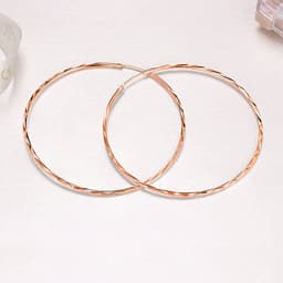 image-925 Sterling Silver Circle Endless Hoop Earrings as Gifts for Women