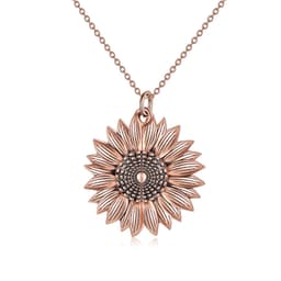image-925 Sterling Silver Sunflower Photo Locket Necklace You Are My Sunshine Engraved Pendant