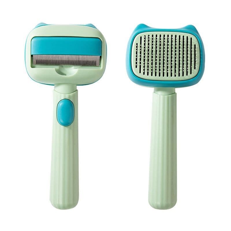 image-Pet Grooming Brush Dog Deshedding Brush For Large Dogs, Dematting Comb De-shedding Tool For Hair Cats, Pet Hair Grooming Brush Reduces Shedding, Great For Short To Long Hair Breeds