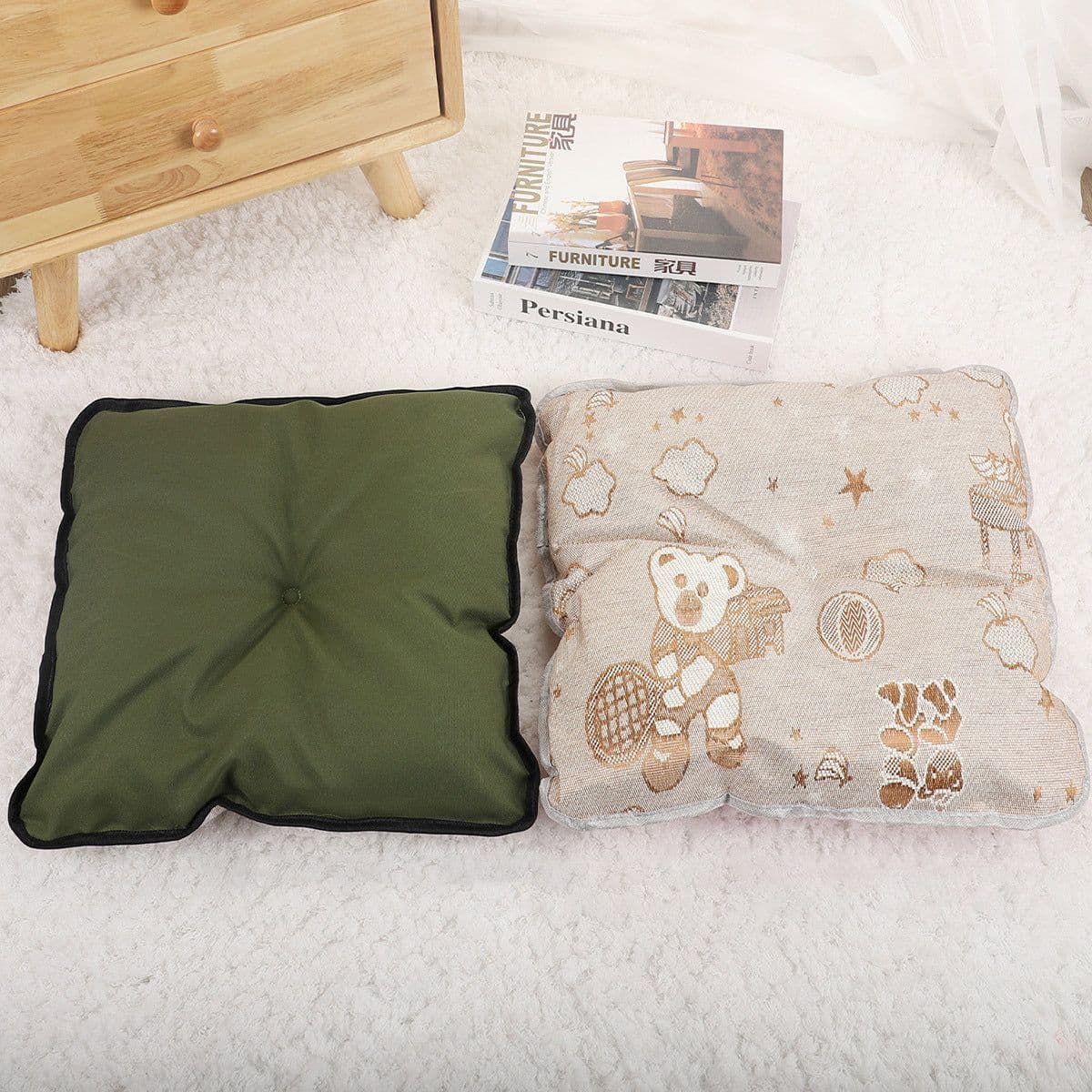 image-Cat Tent Bed With Removable Non-Slip Soft Pad, Portable Pet Tent Cave For Cats And Small Dogs Kitten Breathable Self-Cooling Pet Mat For Dogs And Cats