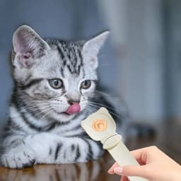 image-Cat Strip Feeder, Cat Strip Happy Spoon, Cat Wet Food Spoon Portable Cat Feeding Spoon Reuseable Cat Strip Spoon Lickable Pet Feeder Spoon Pets Cat Food Accessories, Cat Strip Squeeze Spoon