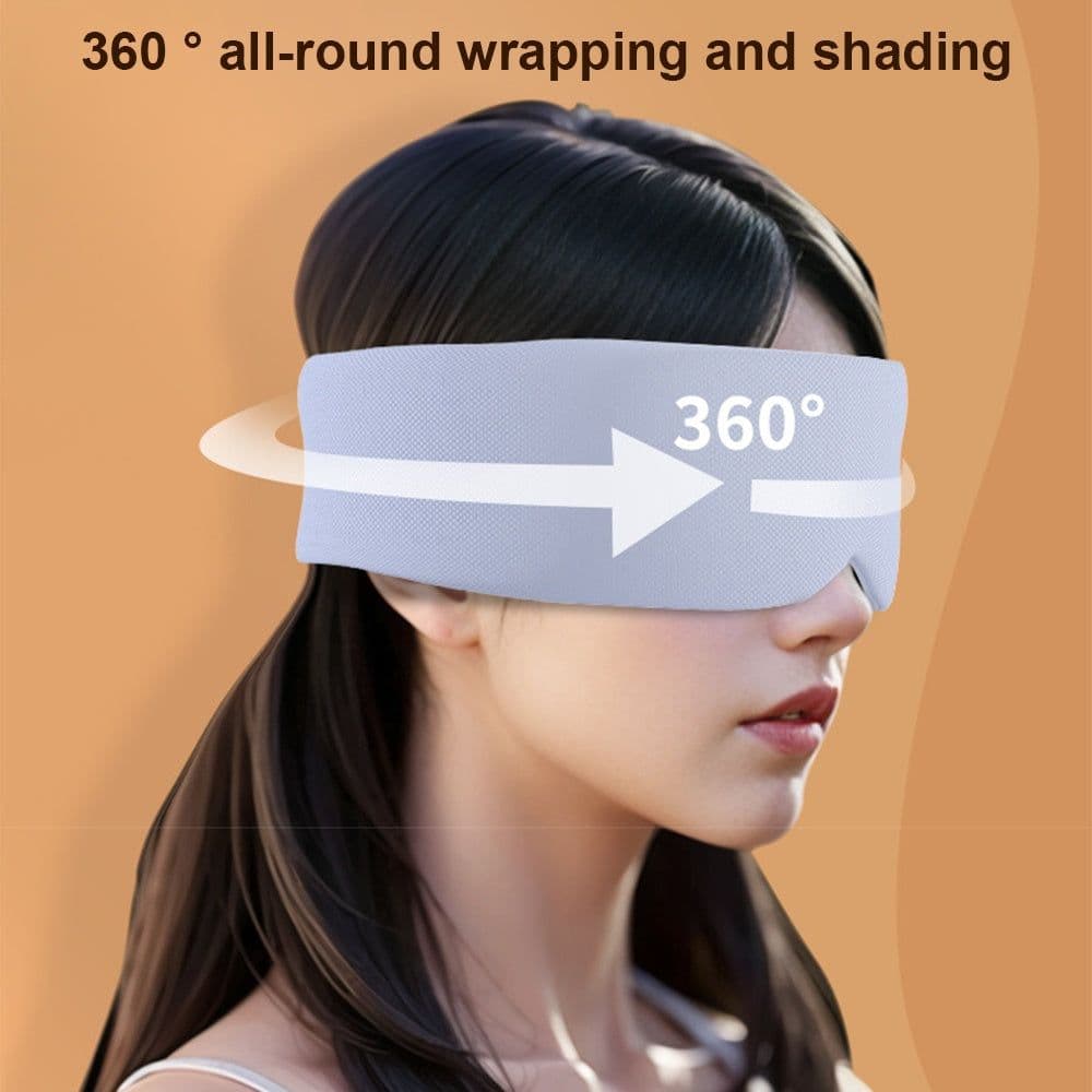 image-Silk Cotton Padded Eye Full Cover Block Light Blindfold Double Face Warm Cold Sleeping Masks For Women Soft And Comfortable Blindfold For Travelling