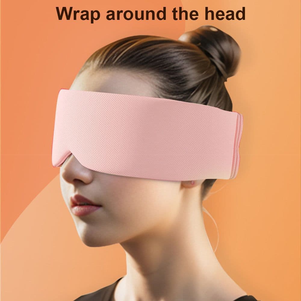 image-Silk Cotton Padded Eye Full Cover Block Light Blindfold Double Face Warm Cold Sleeping Masks For Women Soft And Comfortable Blindfold For Travelling