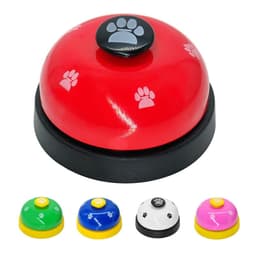 image-Dog Training Bell, Dog Puppy Pet Potty Training Bells, Dog Cat Door Bell Tell Bell With Non-Skid Rubber Base