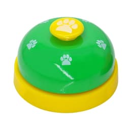 image-Dog Training Bell, Dog Puppy Pet Potty Training Bells, Dog Cat Door Bell Tell Bell With Non-Skid Rubber Base