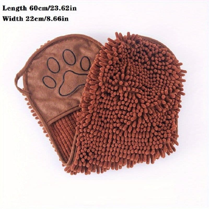 image-Absorbent Dog Towel, Microfiber Quick Drying Towel Machine Washable With Hand Pockets Pet Towel For Medium Large Dog Super Absorbent Pet Towel Quickly Dry Your Dog Or Cat After Bath Time