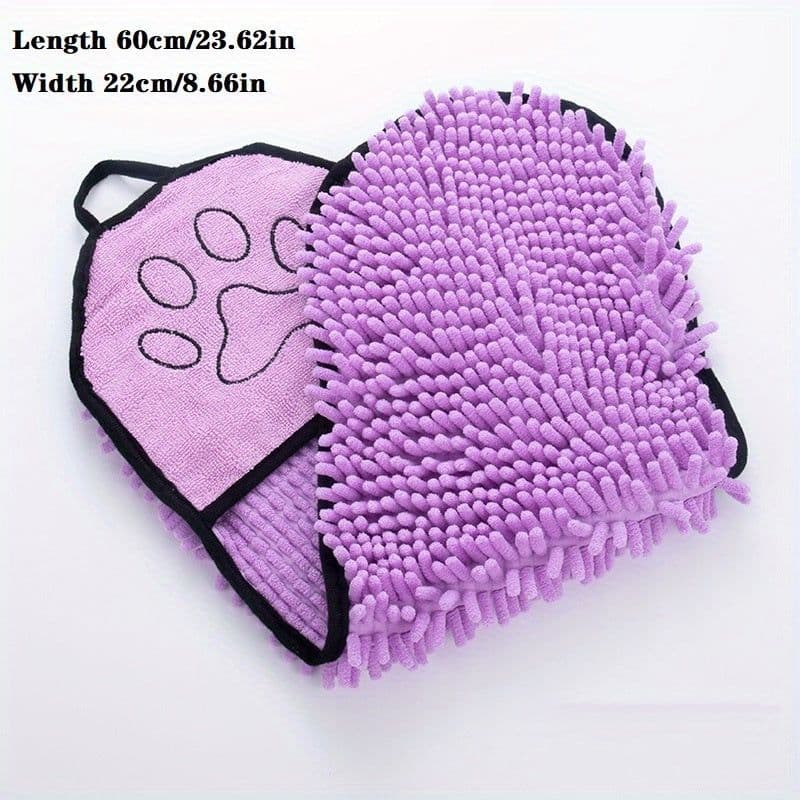 image-Absorbent Dog Towel, Microfiber Quick Drying Towel Machine Washable With Hand Pockets Pet Towel For Medium Large Dog Super Absorbent Pet Towel Quickly Dry Your Dog Or Cat After Bath Time