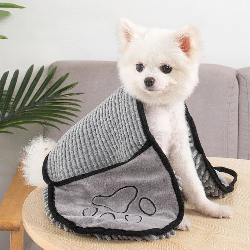 image-Absorbent Dog Towel, Microfiber Quick Drying Towel Machine Washable With Hand Pockets Pet Towel For Medium Large Dog Super Absorbent Pet Towel Quickly Dry Your Dog Or Cat After Bath Time
