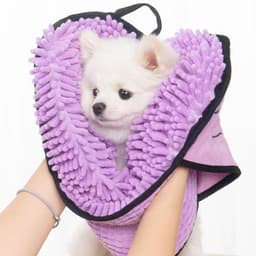 image-Absorbent Dog Towel, Microfiber Quick Drying Towel Machine Washable With Hand Pockets Pet Towel For Medium Large Dog Super Absorbent Pet Towel Quickly Dry Your Dog Or Cat After Bath Time