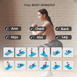image-Resistance Loop Exercise Bands, Resistance Bands Exercise Bands For Home Fitness, Stretching, Strength Training, Physical Therapy,Elastic Workout Bands For Women Men Kids, Set Of 5