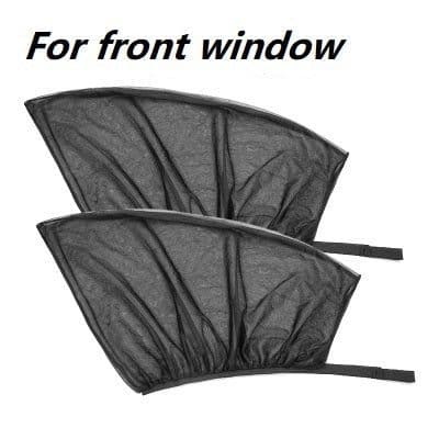 image-Car Front&Rear Side Curtain Sun Visor Shade Mesh Cover Insulation Anti-mosquito Fabric Shield UV Protector Car Accessories Car Side Window Sunshades Window Screen Door Covers UV Protector