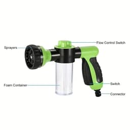 image-Pet Dog Wash Outdoor, High-Pressure Pet Shower Sprayer Dog Shower Brush And Pet Grooming Comb For Watering Flowers, Car Washing, Pet Bathing