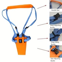 image-Brand New Kid Baby Infant Toddler Harness Walk Learning Assistant Walker Jumper Strap Belt Safety Reins Harness