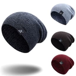 image-Unisex Fashionable Knitted Beanie, Winter Wool Elastic Hat For Outdoor Cycling, Camping, Travel Winter Beanie Hat Acrylic Knit Hats For Men Women