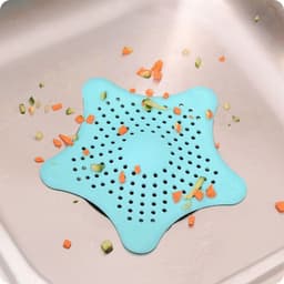 image-3PCS Silicone Starfish-shaped Sink Drain Filter Bathtub Hair Catcher Stopper Drain Hole Filter Strainer For Bathroom Kitchen Toilet
