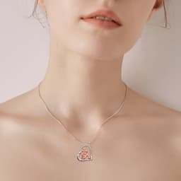 image-Mother Daughter Necklace 925 Sterling Silver Engraved My Mother My Friend Jewelry Mothers Day Birthday Gifts for Mom from Daughter