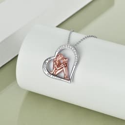 image-Mother Daughter Necklace 925 Sterling Silver Engraved My Mother My Friend Jewelry Mothers Day Birthday Gifts for Mom from Daughter