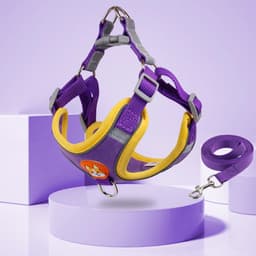 image-New Dog Leash And Harness Set Pet Dog Harness And Leash Set Adjustable Puppy Cat Harness Vest Reflective Walking No Pull Lead Leash For Small Dogs Chihuahua
