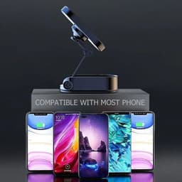 image-Magnetic Phone Holder For Car, Dashboard Car Phone Holder Mount Magnetic Stainless Steel Car Phone Holder - Dashboard Mount, Water-resistant, Rotatable