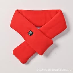 image-USB Women Men Heating Scarf Temperature Scarf 3 Gears Adjustable USB Charging Heat Control Neck Warmer For Cycling Camping USB Heated Scarf - Temperature Adjustable Heating Scarf