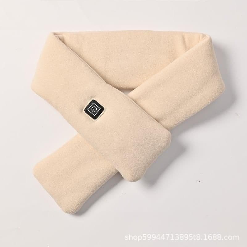image-USB Women Men Heating Scarf Temperature Scarf 3 Gears Adjustable USB Charging Heat Control Neck Warmer For Cycling Camping USB Heated Scarf - Temperature Adjustable Heating Scarf