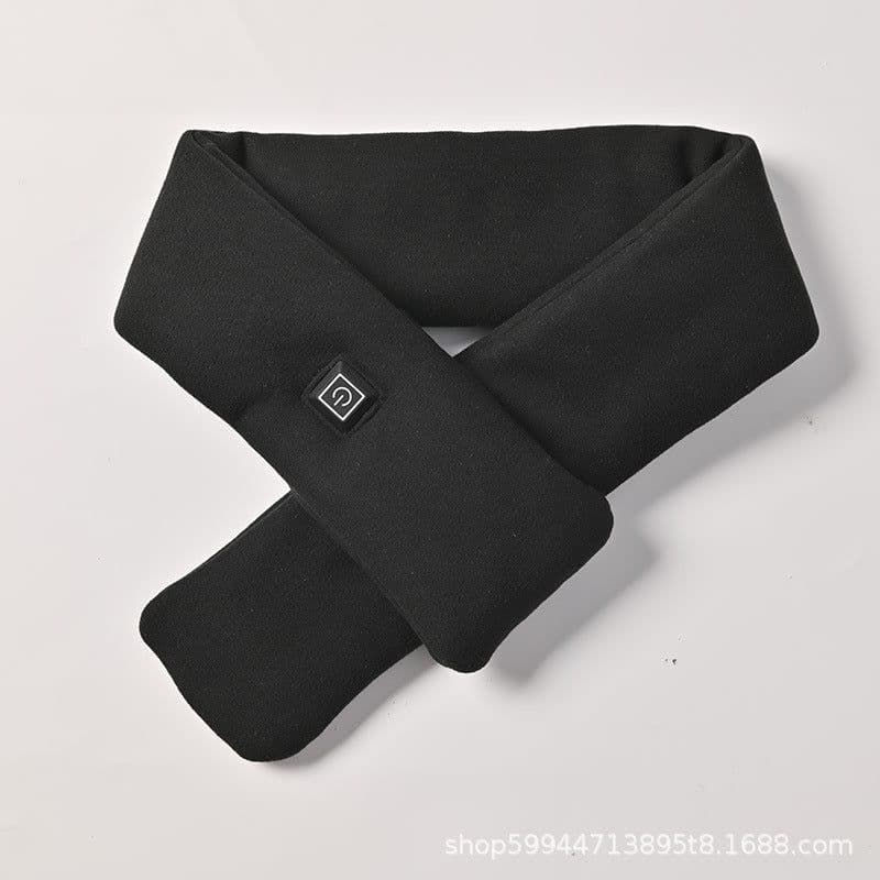 image-USB Women Men Heating Scarf Temperature Scarf 3 Gears Adjustable USB Charging Heat Control Neck Warmer For Cycling Camping USB Heated Scarf - Temperature Adjustable Heating Scarf