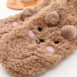 image-Cartoon Floor Winter Thick Polyester Fleece Fluffy Microfiber Women Fuzzy Socks Funny Fuzzy Dog Slipper Socks For Women Cute Fluffy Thick Warm Winter Socks Microfiber Soft Home Socks Christmas Gift