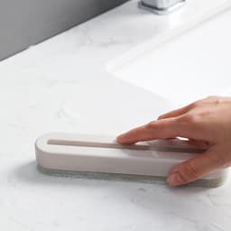 image-Multi-function Glass Wiper Scraper With Water For Cleaning Bathroom Shower Mirror Glass Kitchen Countertop Sink Car Window Wiper Flexible Universal Water Glass Window Clean Accessories