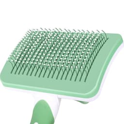 image-Self Cleaning Slicker Brush For Dogs, Cats Pets-One Click Cleaning Function-Gentle Effective Cat, Pet Dog Hair Remover-Dog Grooming Accessories For Small, Medium Large Dogs