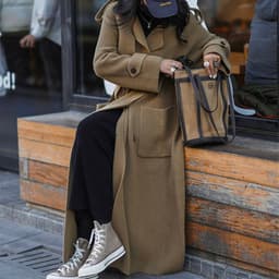 image-High-end Thickened Long Heavy-duty Windbreaker Sweater Jacket With Loose Design And Lazy Style Knitted Cardigan For Women In Autumn And Winter