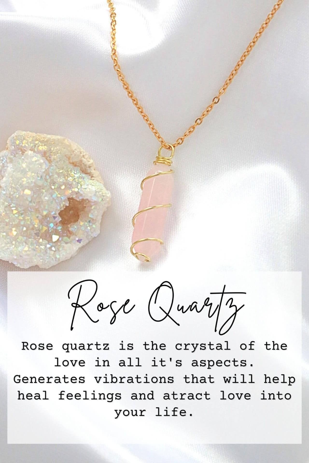 image-Double-ended Natural Crystals | 18K Hand Wired Necklaces