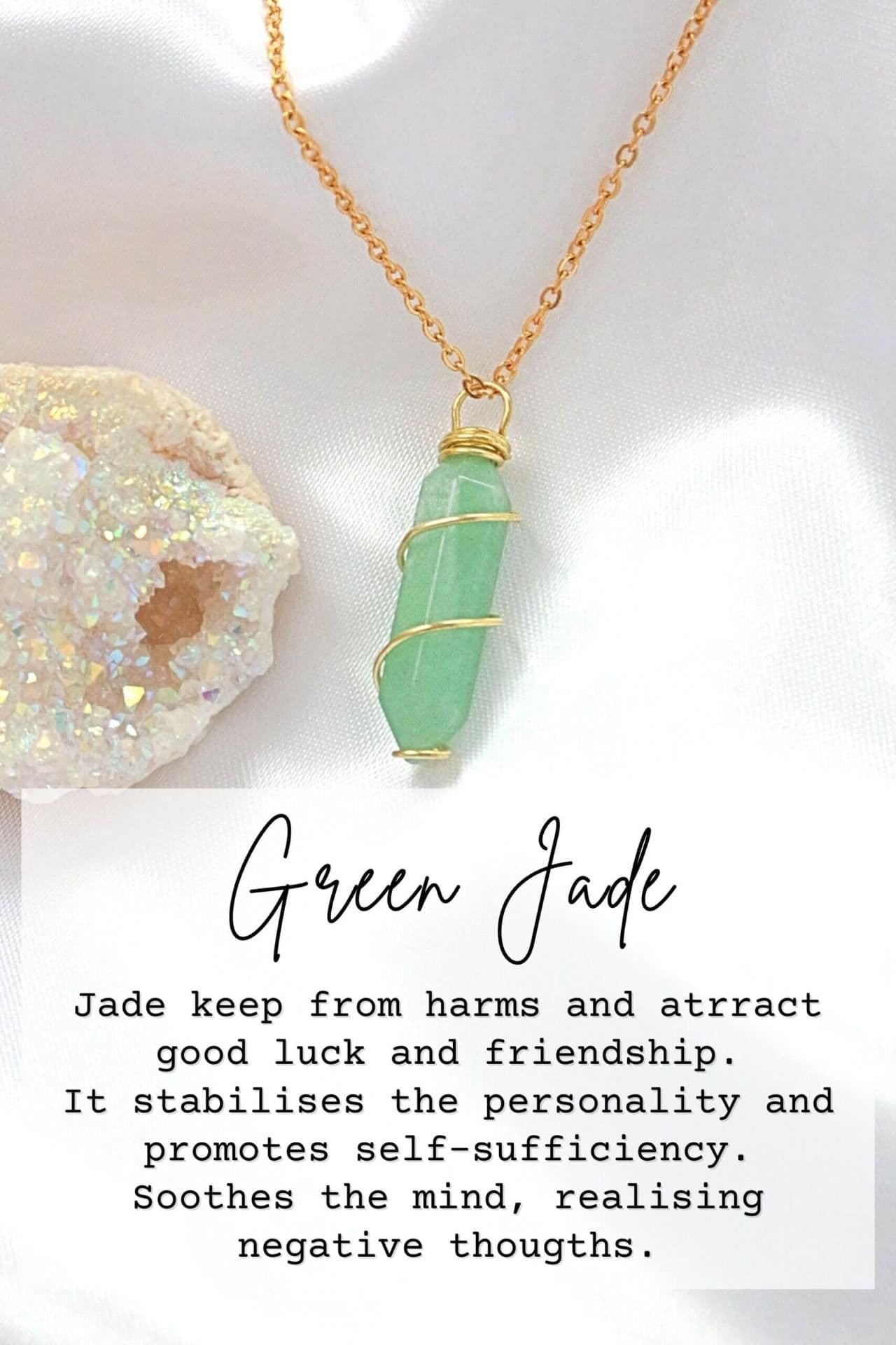 image-Double-ended Natural Crystals | 18K Hand Wired Necklaces
