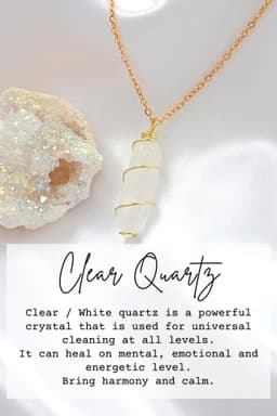 image-Double-ended Natural Crystals | 18K Hand Wired Necklaces