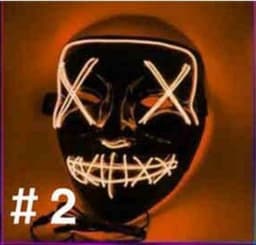 image-Halloween LED Light Up Party Masks The Purge Election Year Great Funny