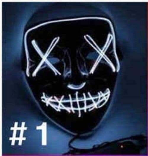 image-Halloween LED Light Up Party Masks The Purge Election Year Great Funny
