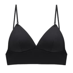 image-Three ways to wear sexy glossy large halter dress halter neck strapless bra with beautiful back French no steel ring bra on behalf of