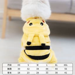 image-Puppy Dog Clothes - Pikachu 4-Leg Outfit Warm Winter
