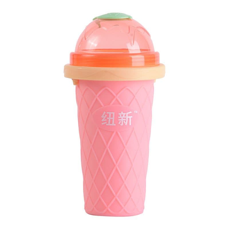 image-Silicone Pinch Cup - Blue 500ml Smoothie