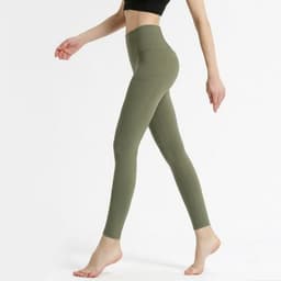 image-Yoga leggings Women's Fitness Wear Tight Elastic Quick Dry pants Solid