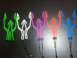 image-Motorcycle Helmet EL Cold Light Helmet Light Strip Night Signal Luminous Modified Strip Helmet Sticker