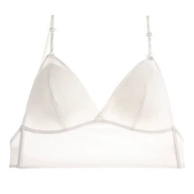 image-Three ways to wear sexy glossy large halter dress halter neck strapless bra with beautiful back French no steel ring bra on behalf of
