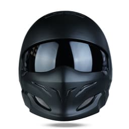 image-Black Scorpion Helmet Vintage Combo Helmet Half Helm