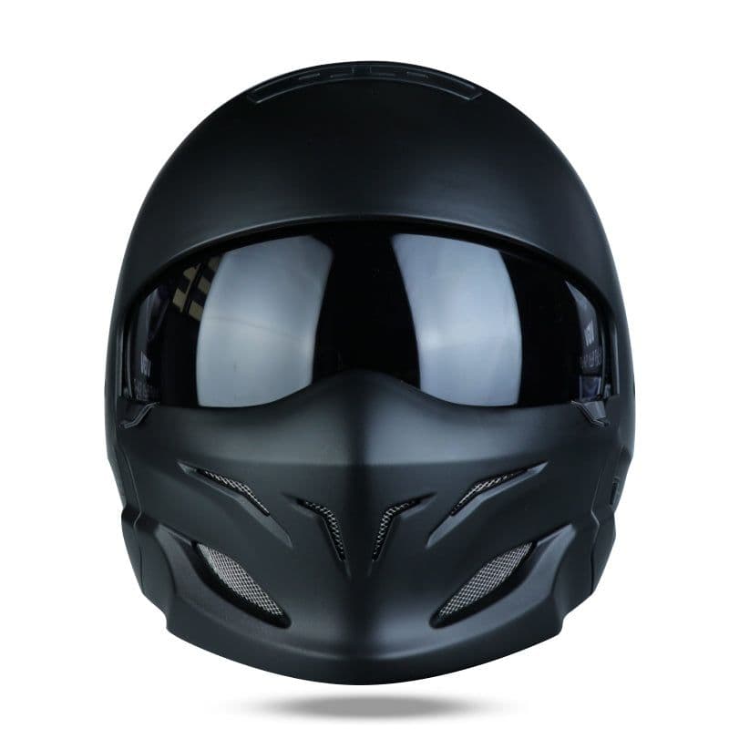 image-Black Scorpion Helmet Vintage Combo Helmet Half Helm