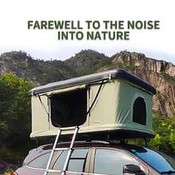 image-Self-driving Tour Camping Camping Hard Shell Outdoor Folding Roof Tent