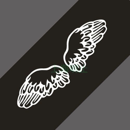 image-Car Reflective Stickers Car Personality Stickers Angel Wings Car Stickers Rear Stickers Wings Stickers C