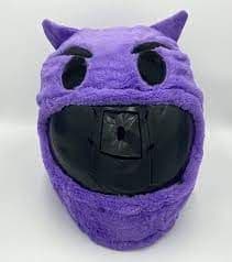 image-Helmet Protection Headgear Full Helmet Cartoon Plush Panda Frog Puppy Unveiled Helmet Sports Car