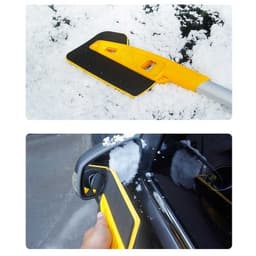 image-New Style Car EVA Snow Shovel Multifunctional Snow Shovel Long Rod Deicing Ice Sweep Tool Snow Removal Brush For Winter