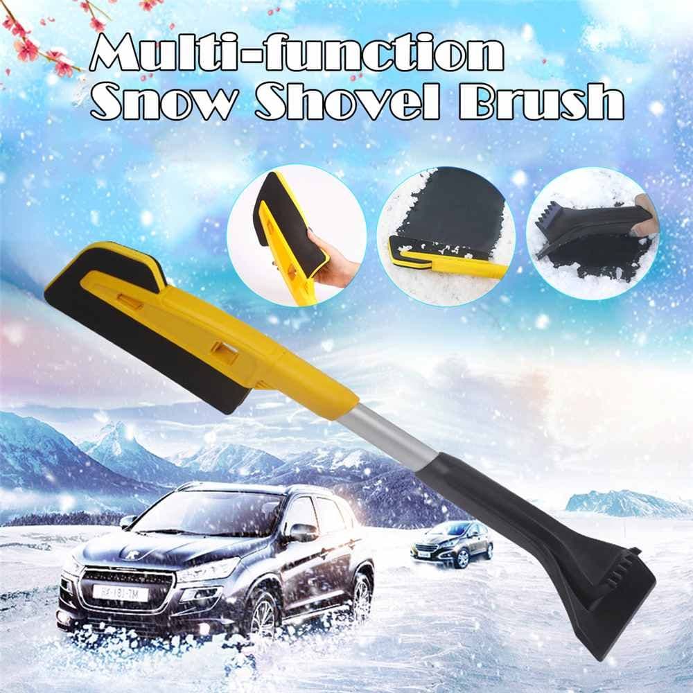 image-New Style Car EVA Snow Shovel Multifunctional Snow Shovel Long Rod Deicing Ice Sweep Tool Snow Removal Brush For Winter