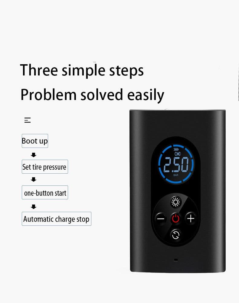 image-Outdoor Car Accessories Smart Wireless Air Pump